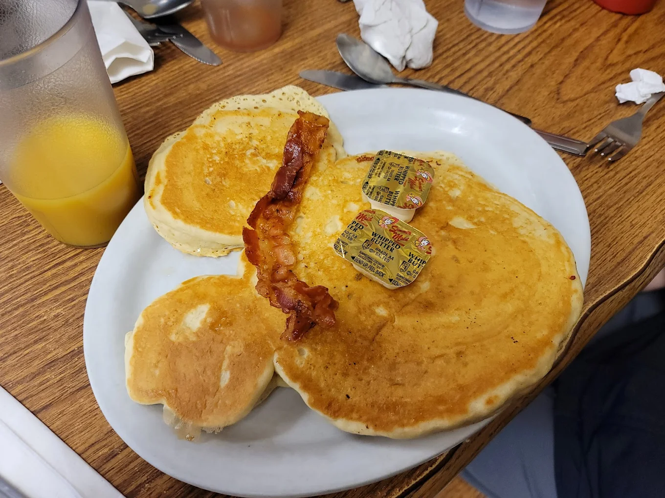 Pancake breakfast at Three Girls Cafe